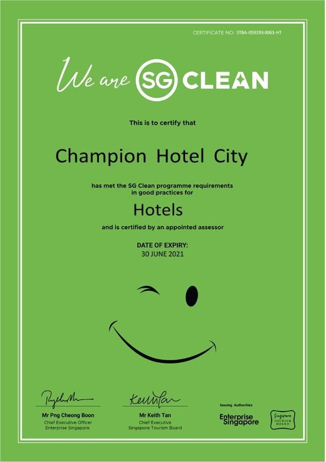Champion Hotel City Сингапур Экстерьер фото